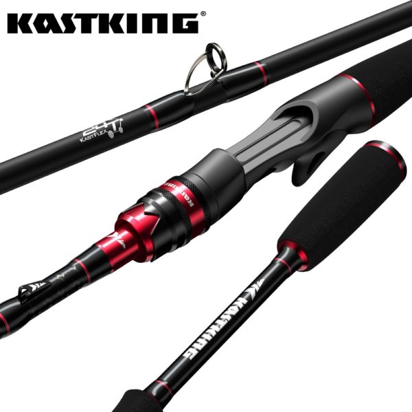 KastKing canne p che en acier et Baitcasting Max accessoire en carbone de 1 80m 2