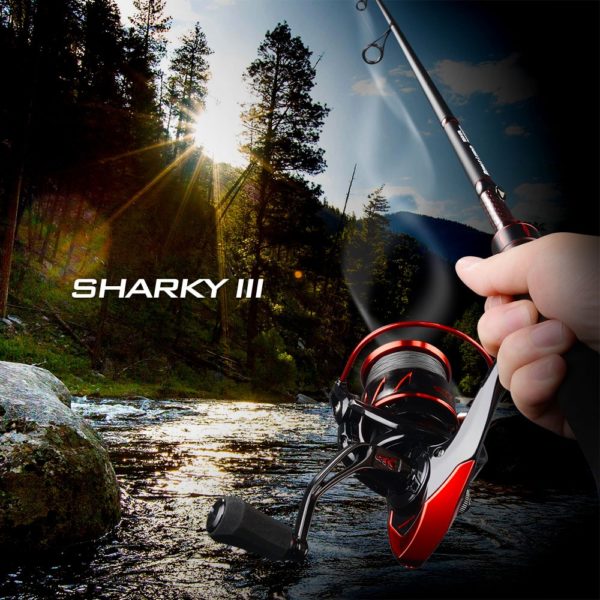 KastKing – moulinet de pêche innovant Sharky III, résistance à l'eau, puissance de frein maximale de 18KG, pour la pêche au brochet et au bar – Image 6