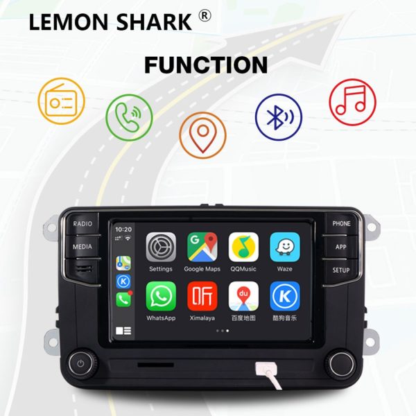 LEMON SHARK Autoradio Android Multim dia Automatique Mod le RCD360 PRO pour VW Golf 5 6 2