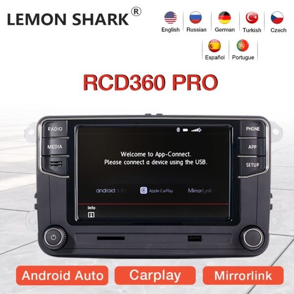 LEMON SHARK Autoradio Android Multim dia Automatique Mod le RCD360 PRO pour VW Golf 5 6