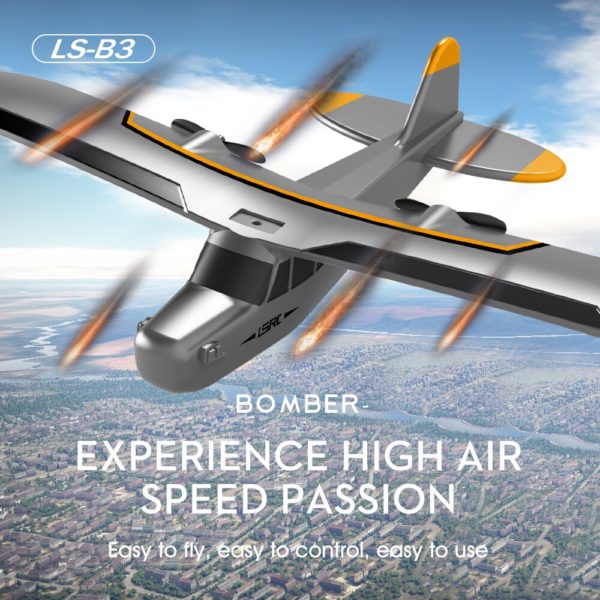 LSRC avion B3 Rc 2 4GHz 2CH 38CM Drone lectrique pour d butant t l commande