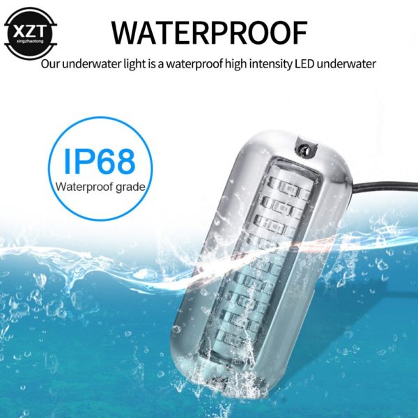 Lampe de pont sous marin en acier inoxydable 27led 12V imperm able IP68 accessoires pour bateau