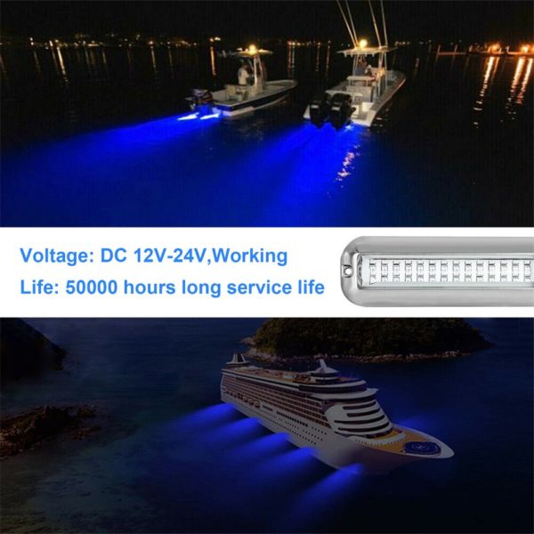 Lampe sous Marine pour bateau 42 LED clairage de Navigation pour bateau accessoires de Yacht pour 4