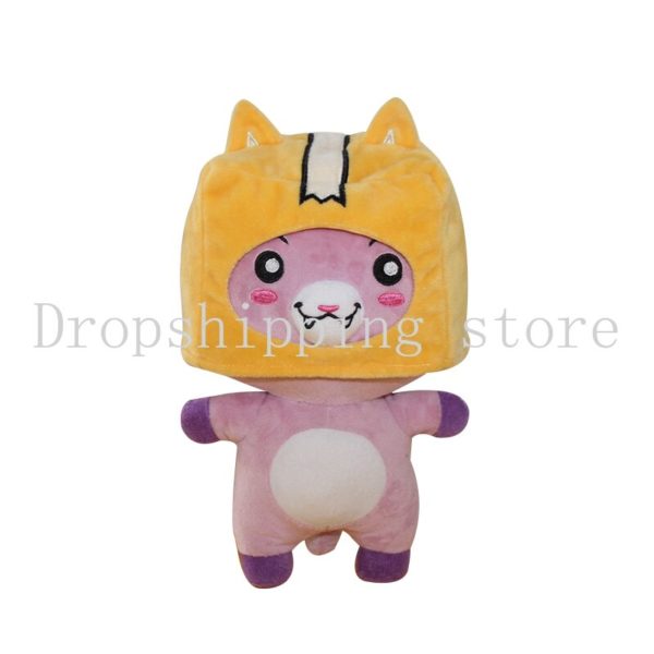 Lankybox – jouet en peluche Foxy, Robot de dessin animé amovible, en peluche, cadeau pour enfants, transformé en poupée, oreiller de lit pour fille – Image 3