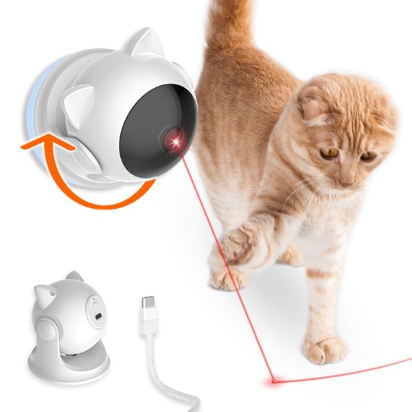 Laser LED automatique jouet interactif intelligent pour chat activit ludique et dr le pour tous les 2