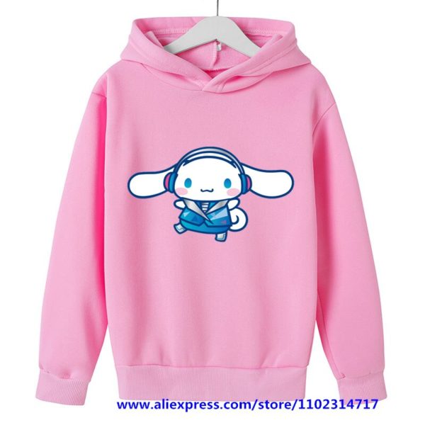 MINISO – sweat à capuche à manches longues pour garçon et fille, vêtement avec dessin animé, nouvelle collection – Image 5