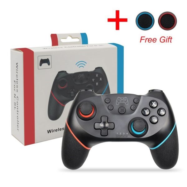 Manette de Jeu sans Fil Bluetooth pour Switch, Nintendo, Pro, Console de Jeux Vidéo, Contrôleur USB, Compatible avec NS, 6 Axes – Image 3