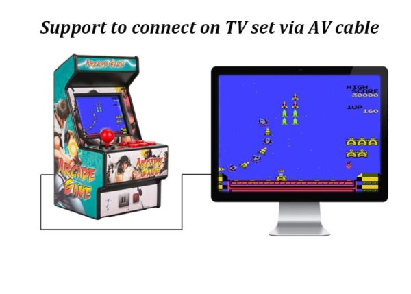 Mini Console de jeux d arcade avec cran de 2 8 pouces int gr 156 jeux 4