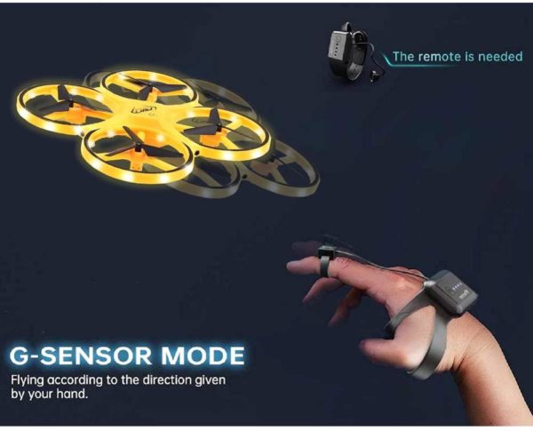 Mini Drone Induction quadrirotor RC 2020 montre intelligente d tection distance geste avion UFO contr le 1