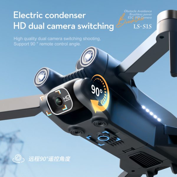 Mini Drone professionnel S1S cam ra HD 4k 8K sans balais pliable pour viter les obstacles 3