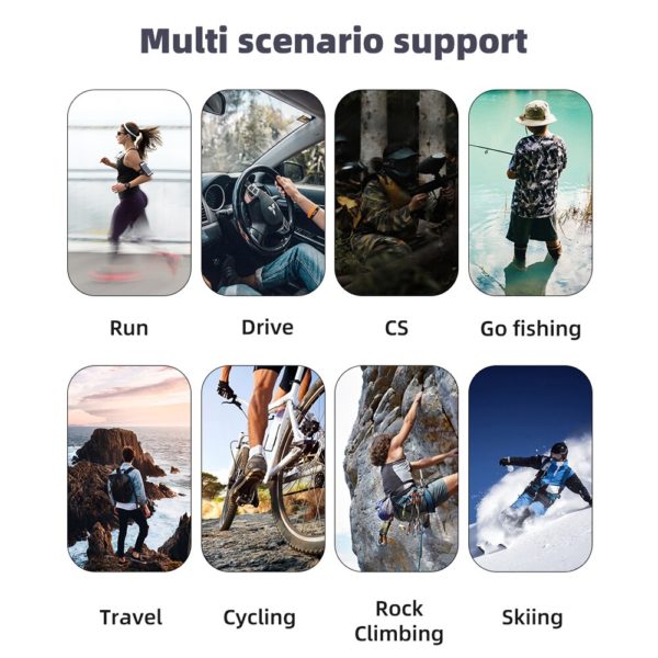 Mini caméra vidéo de Sport 1080P, lunettes d'action, lunettes de soleil, activités de plein air, vélo DVR, Micro caméra, Support carte TF cachée – Image 3