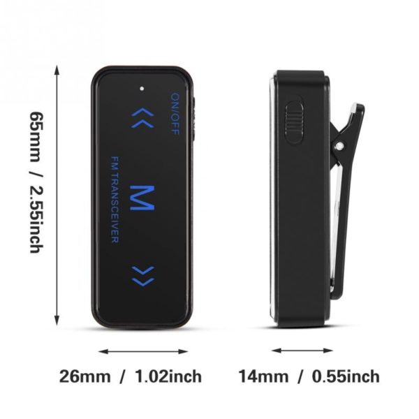 Mini talkie walkie 3W metteur r cepteur Radio 400 470Mhz casque de protection des oreilles Usb 2