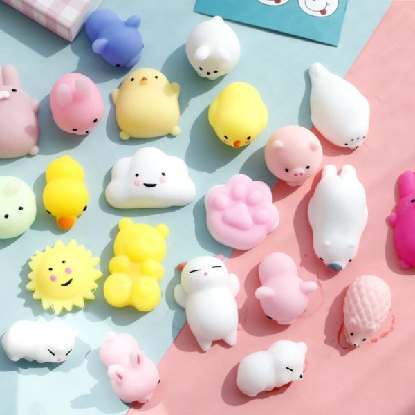 Mochi Squishy – jouets à presser, animaux mignons, Anti-Stress, pour adultes