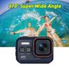 Nouvelle caméra de sport étanche HD 4K, enregistreur de conduite avec écran de télécommande, casque Gpro Hero 8 Insta – Image 5