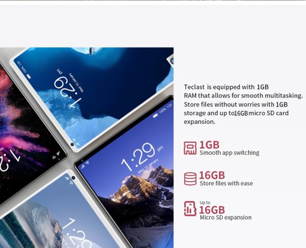 Nouvelle tablette P20 Android, version globale, 1 go 16 go de RAM, 8 pouces, Android 6, double SIM, 8 cœurs, 5 8MP, 3000mAh, Bluetooth – Image 6