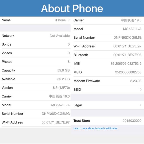 Original D bloqu Apple iPhone 6S Smartphone 4 7 IOS 16 32 64 128 GO ROM 1