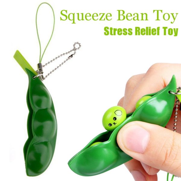 Paquet de jouets Anti Stress pois Squishy jouets de d compression Kawaii antistress amusant haricots porte 2