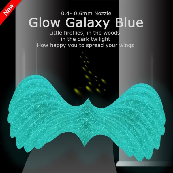 Pla Glow In The Dark Noctilucent 1Kg 100g 10m Filament 3D plastique pour imprimante 3D de 2