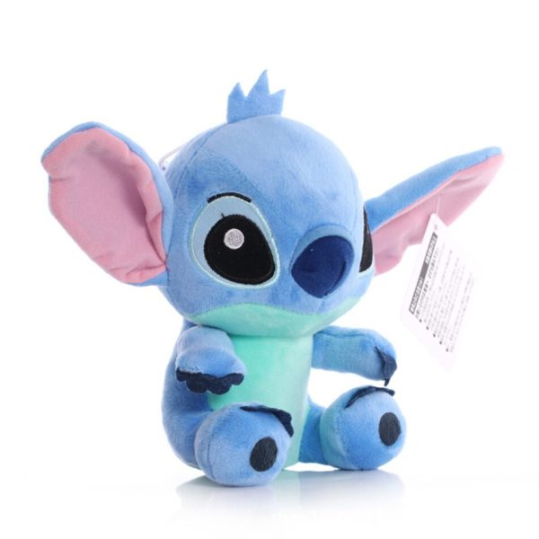 Poup es en peluche dessin anim Disney Lilo et Stitch jouets en peluche bleu rose cadeaux 5