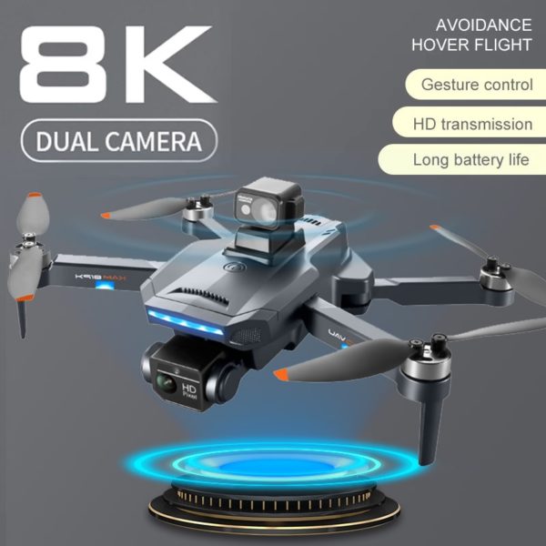 QJ Drone K918 MAX GPS 8K HD cam ra a rienne professionnelle vitant les obstacles quadcopte