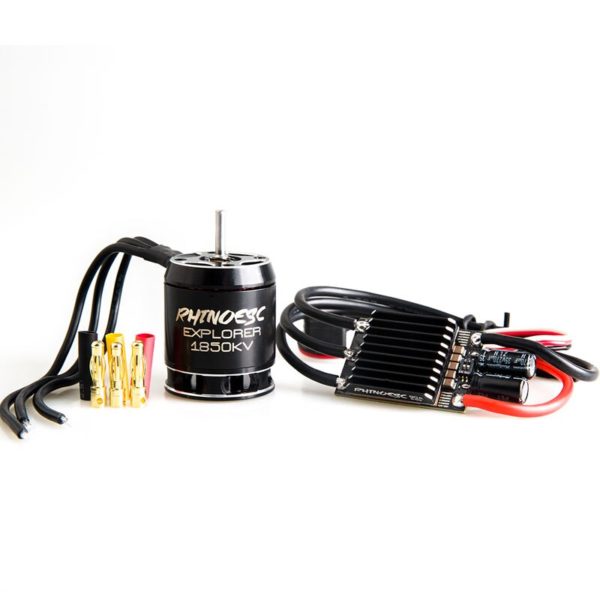 RhinoESC – système d'alimentation pour voiture radiocommandée AM32, Combo moteur sans balais, 80A, pour chenille axiale, SCX10 Traxxas 540 TRX-4, TRX-6 – Image 2