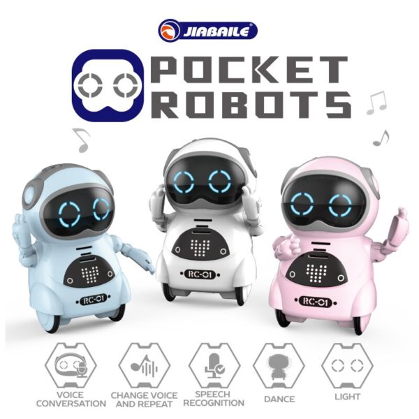 Robot de poche 939A jouet Kawaii pour gar on et fille avec Dialogue interactif reconnaissance vocale 3