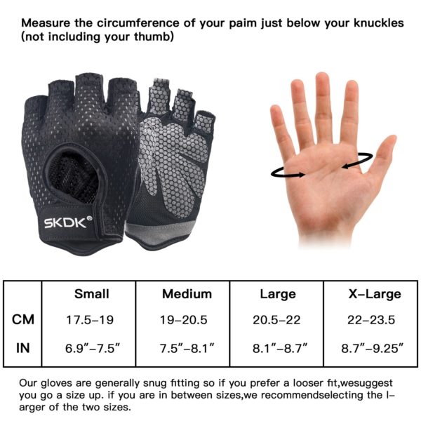 SKDK gants d halt rophilie en Silicone accessoires de Fitness respirants paume creuse 3