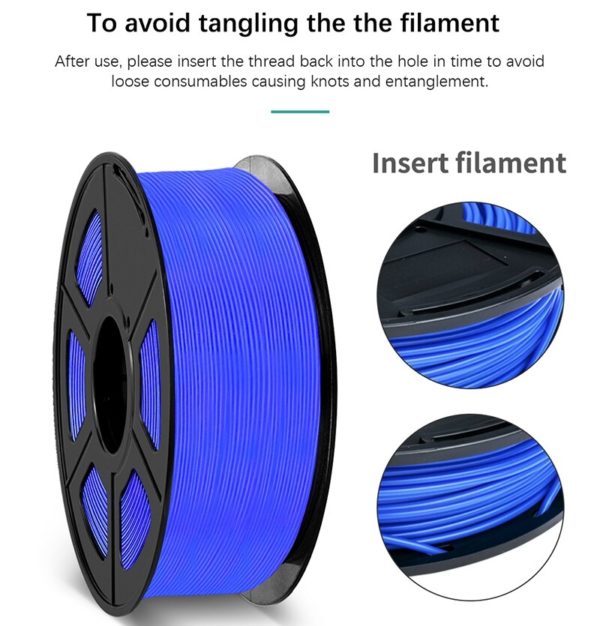 SUNLU PLA 1 75MM Filament pour imprimante 3D tol rance de 1KG 0 02MM emballage sous 2