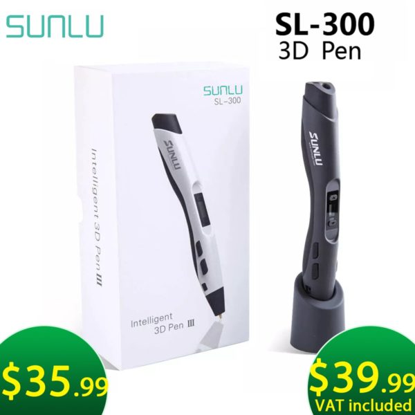 SUNLU SL 300 stylo 3D avec prise impression 3D Support de Filament PLA ABS 1 75mm