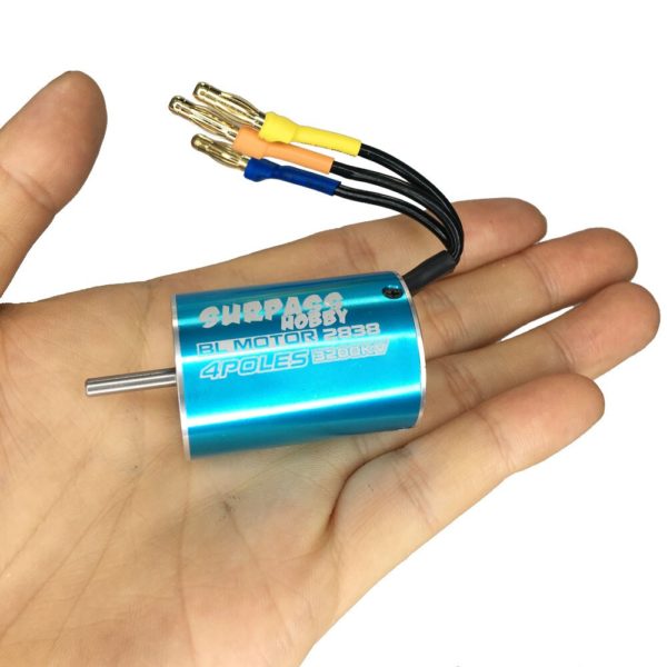 SURPASS – moteur sans balais pour voiture et bateau radiocommandés, pour modèles 2430, 2435, 2440, 2445, 2838, 2845, 1/12, Wtloys, Remo, Timaya, Redcat, 1/14, 1/16, 1/18 – Image 3