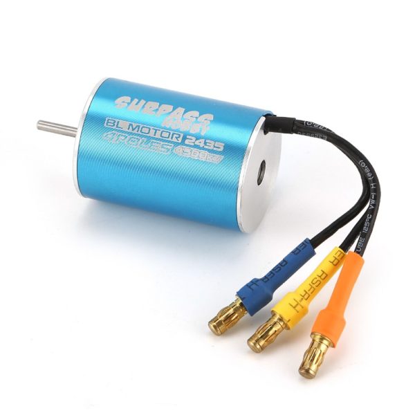 SURPASS – moteur sans balais pour voiture et bateau radiocommandés, pour modèles 2430, 2435, 2440, 2445, 2838, 2845, 1/12, Wtloys, Remo, Timaya, Redcat, 1/14, 1/16, 1/18 – Image 4