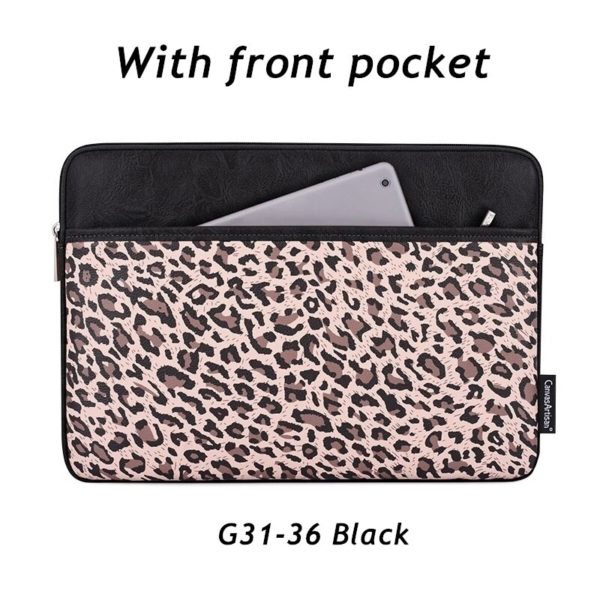 Sac d'ordinateur portable de marque 11,12,13.14.15.6 pouces étui étanche pour Macbook Air Pro M1, homme dame femmes Notebook antichoc livraison directe – Image 3