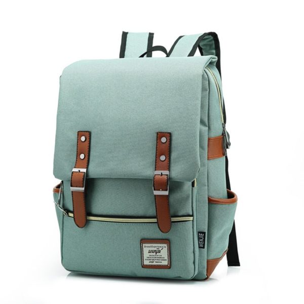 Sac à dos Vintage pour ordinateur portable 16 pouces, sacs en toile pour hommes, sacs à dos de voyage en toile, sacs à dos rétro décontracté, sacs d'école pour adolescents – Image 3