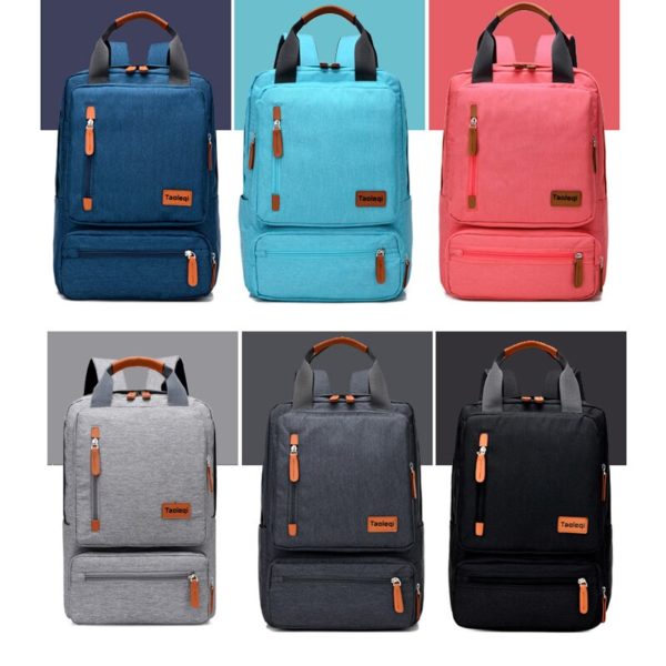 Sac à dos d'ordinateur léger pour hommes d'affaires, sac d'ordinateur léger de 15 pouces, sac d'ordinateur portable 2022 imperméable Oxford tissu antivol pour dames, sac à dos de voyage gris – Image 4