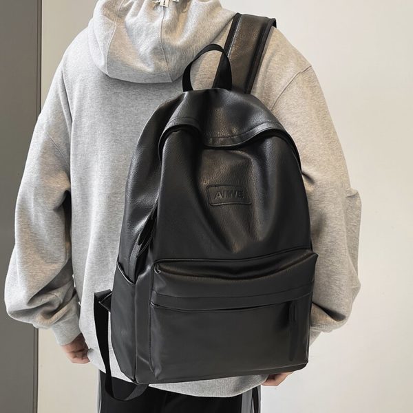 Sac à dos en cuir souple pour homme et femme, sac de bonne qualité, sac à dos de luxe de styliste, sac d'ordinateur portable, sac de voyage de grande capacité