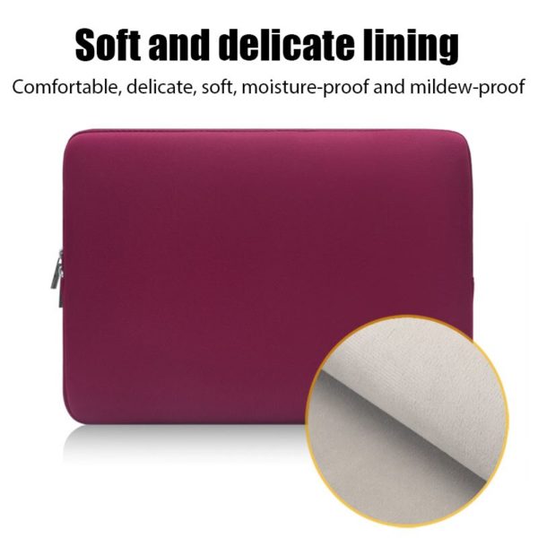Sac portatif sac à manche portable sac portable universel carnet de notes pour MacBook air / Pro Case Pouch Skin Cover ultra Light Tablet Porte-bagages sac de transport – Image 3