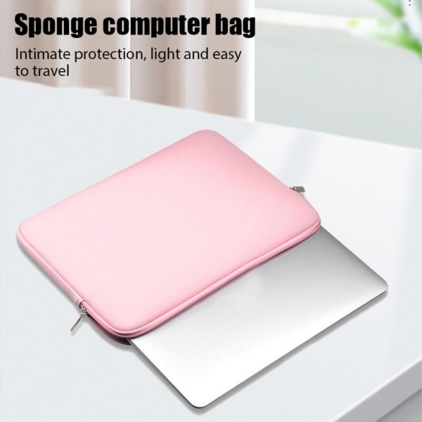 Sac portatif sac à manche portable sac portable universel carnet de notes pour MacBook air / Pro Case Pouch Skin Cover ultra Light Tablet Porte-bagages sac de transport – Image 4