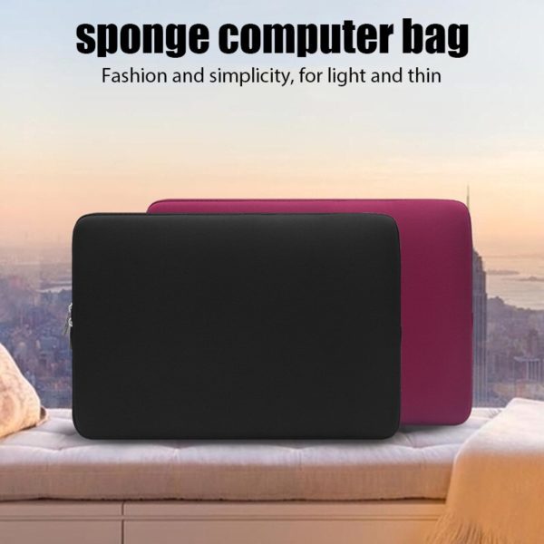 Sac portatif sac à manche portable sac portable universel carnet de notes pour MacBook air / Pro Case Pouch Skin Cover ultra Light Tablet Porte-bagages sac de transport – Image 5