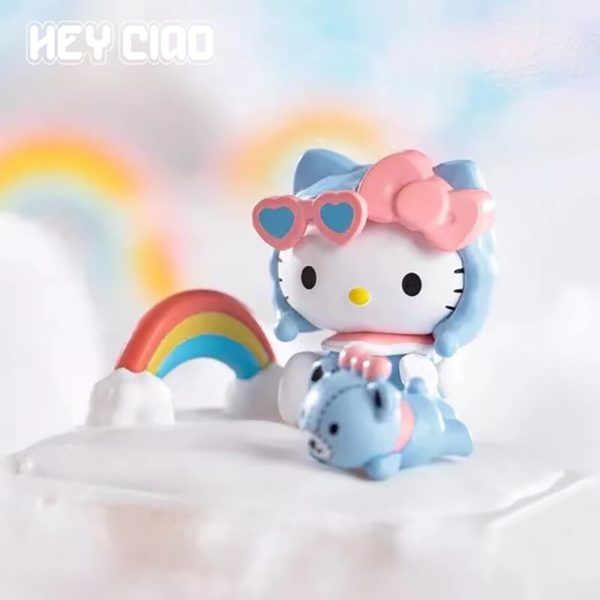 Sanrio figurines de dessins anim s Hello Kitty jouet mignon Kawaii pour filles bo te l 3