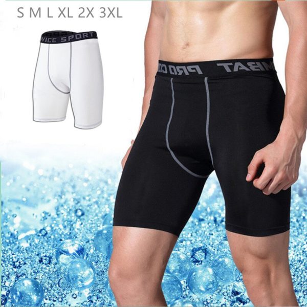 Shorts de sport Compression sous couche de Base pour hommes collants mi athl tiques pour hommes