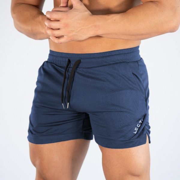 Shorts l gers pour hommes en tissu extensible s chage rapide pour course pied jogging Gym 1