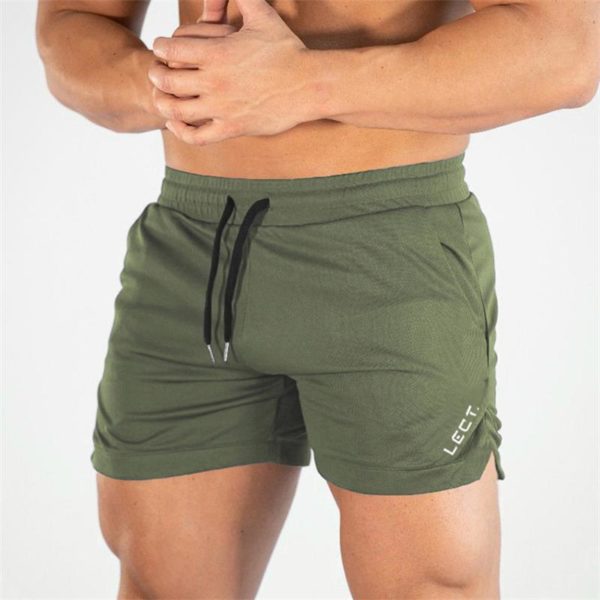 Shorts l gers pour hommes en tissu extensible s chage rapide pour course pied jogging Gym 4