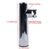 Support de canne à pêche rotatif en acier inoxydable, accessoires pour bateau, bateau, Yacht, 22mm-26mm – Image 2