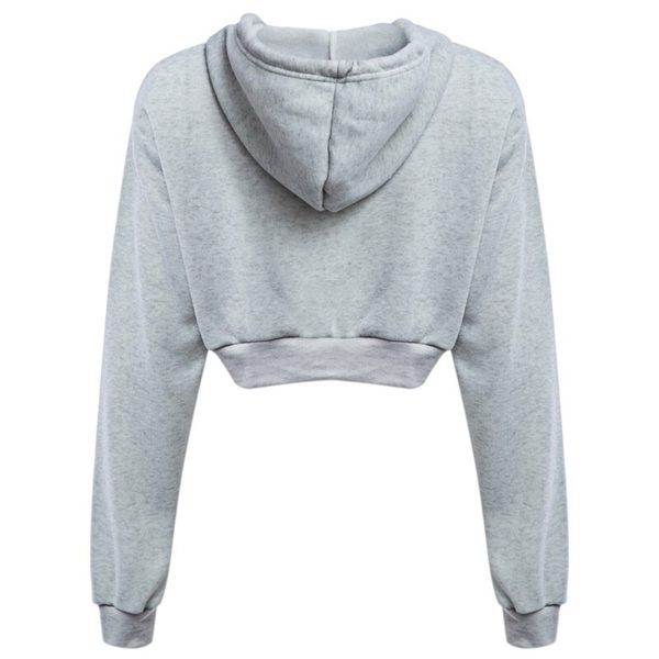 Sweat à capuche à manches longues pour femmes, solide, décontracté, automne 2022 – Image 5