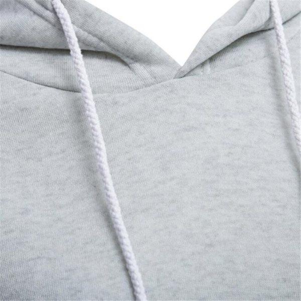 Sweat à capuche à manches longues pour femmes, solide, décontracté, automne 2022 – Image 6