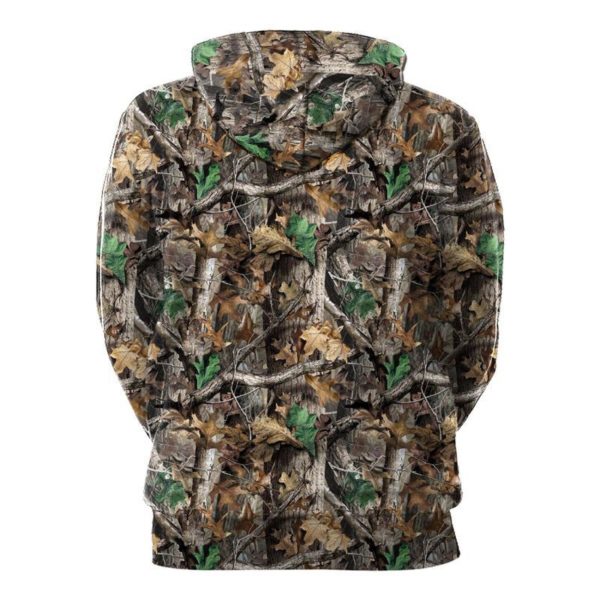 Sweat capuche motif feuilles d rable pour hommes et femmes Camouflage 3D v tements d ext 1