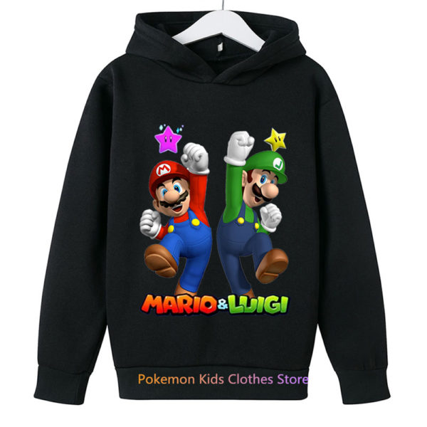 Sweat shirt capuche Super Mario pour enfants jeu de mode pour gar ons et filles pull 3