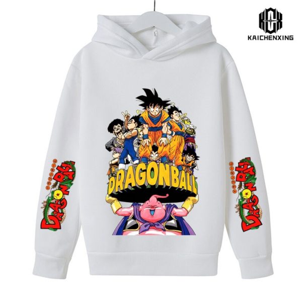 Sweat shirt capuche pour enfant motif dessin anim Goku Dragon Ball v tement d automne pour 4