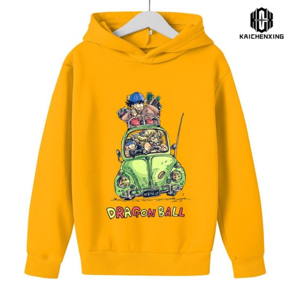 Sweat shirt capuche pour enfant motif dessin anim Goku Dragon Ball v tement d automne pour