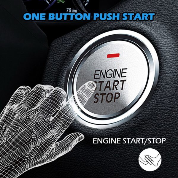 Système d'alarme de voiture bidirectionnel, espion, Bluetooth, application allemande, démarrage du moteur, 2 LCD, télécommande 5000M, bouton poussoir de sécurité, entrée sans clé, PKE 862 – Image 2